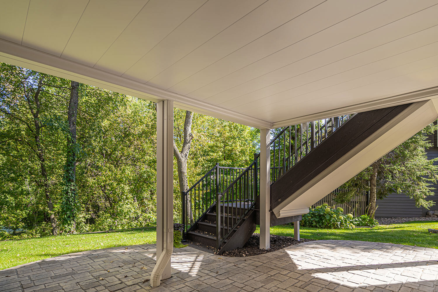 Premium Under Deck Gutter System Installed on Bloomington, MN Home