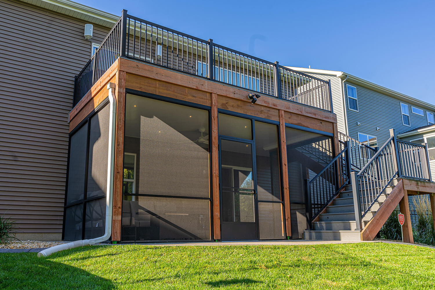 Premium Under Deck Gutter System Installed on Plymouth, MN Home