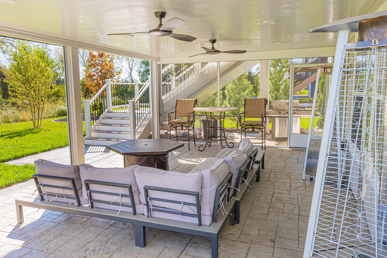 Premium Under Deck Gutter System Installed on Eden Prairie, MN Home
